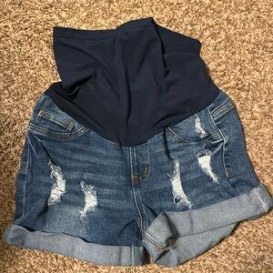 Maternity Jean Shorts